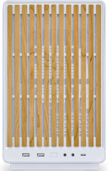 Lian Li A3-mATX Wood White, A3 Wood White, A3 mATX Wooden White Panel, PC Case Wood White, miniITX Case White Wood