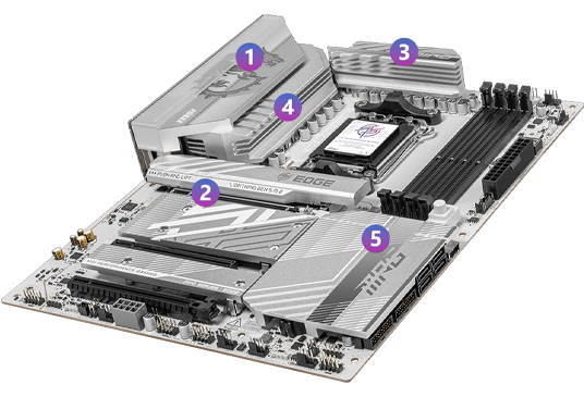 Massive Cooling heatsinks