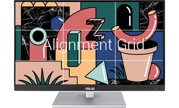 asus proart display pa279cv with alignment