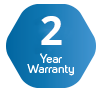 2 Year Warranty