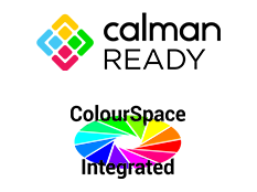 Calman Ready and ColourSpace Integrated Logos
