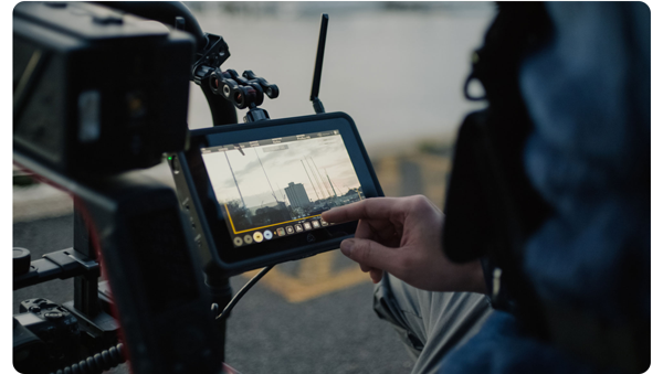 Atomos Shogun Ultra used for directors preview