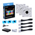 Thumbnail 4 : Lian Li UNI FAN SL Infinity Mirror Reverse Blade 120mm ARGB PWM Fan White 3PK With Hub