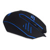 Xclio M20 Optical Mouse, 2000Dpi, USB 3-Button Scroll-Wheel, Black, Blue LED