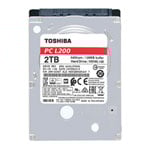 Toshiba 2TB 2.5" SATA HDD/Hard Drive