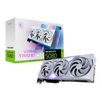 MSI NVIDIA GeForce RTX 5080 16GB GAMING TRIO WHITE Blackwell Graphics Card