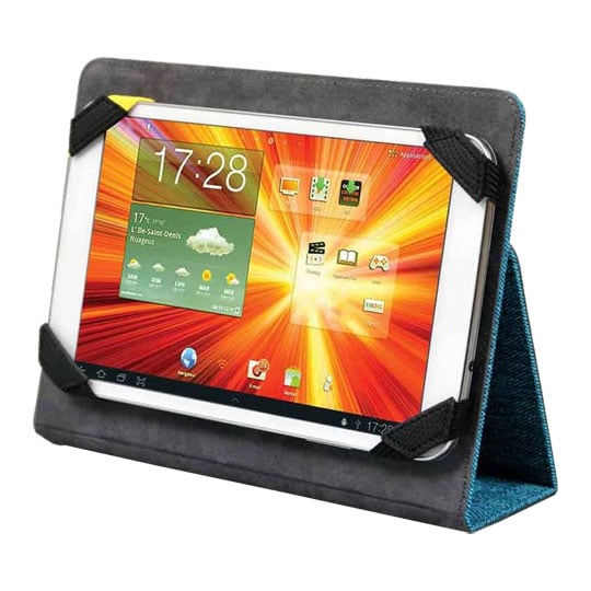 Port Designs COPENHAGEN Universal Case with Stand for 9-10" Tablets-iPads - Pure Blue