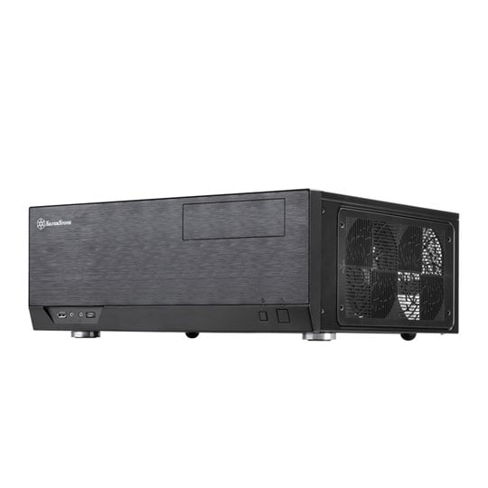 Silverstone Black Grandia GD09 HTPC Desktop PC Case Black