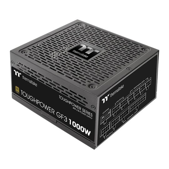 Thermaltake Toughpower GF3 1000 Watt NATIVE Fully Modular 80+ Gold PCIe 5 PSU/Power Supply ATX3.0