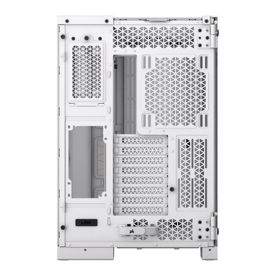 Corsair 6500D Airflow White Dual Chamber Tempered Glass Mid Tower PC Case : image 4