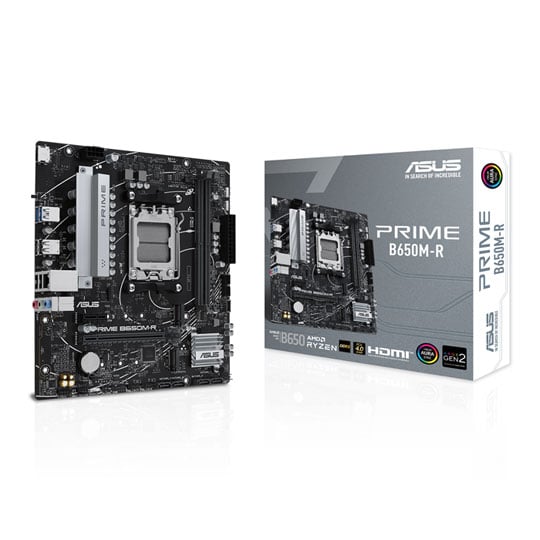 ASUS PRIME B650M-R DDR5 PCIe 4.0 MicroATX Motherboard