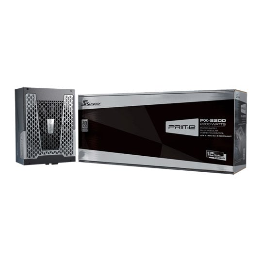 Seasonic PRIME PX ATX3 2200 Watt Fully Modular PCIE 5.0 80+ Platinum PSU/Power Supply ATX3.0