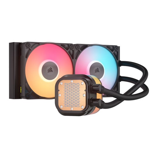 Corsair iCUE LINK TITAN 240 RX LCD 240mm Intel/AMD Black CPU Liquid Cooler