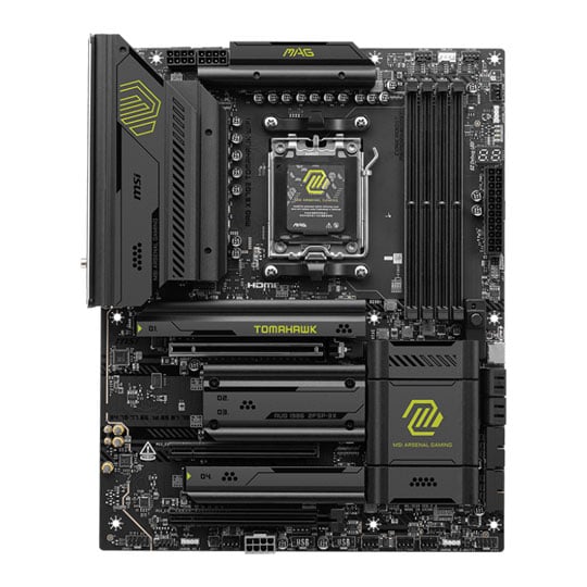 MSI MAG X870E TOMAHAWK WiFi AM5 DDR5 PCIe 5.0 ATX Motherboard