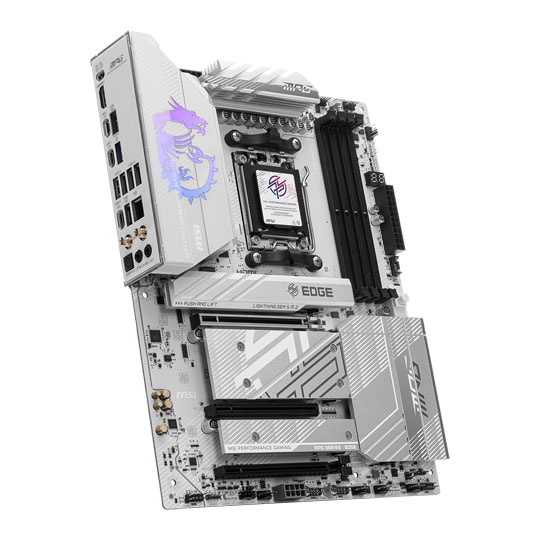 MSI MPG B850 Edge TI WiFi AM5 DDR5 PCIe 5.0 ATX Motherboard : image 3