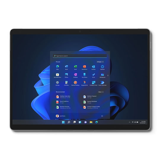 Refurbished Microsoft Surface Pro 8 13" Intel Core i7 16GB Laptop Tablet, Platinum