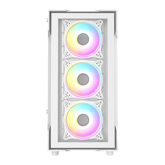 CIT Tornado White MicroATX PC Gaming Case : image 3