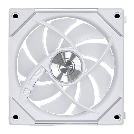 Lian Li UNI FAN SL Infinity Mirror Reverse Blade 120mm ARGB PWM Fan White 3PK With Hub : image 3